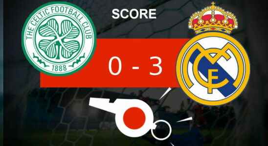 Celtic Real Madrid Celtic Glasgow did not hold 0 3