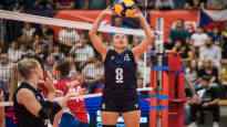 Finlands volleyball women bowed to the Czech Republic for the