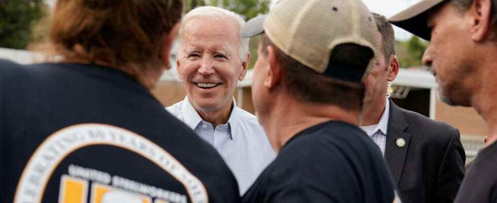 Joe Biden puts his weight in the balance in Pennsylvania