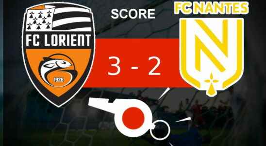 Lorient Nantes FC Nantes misses the boat the summary