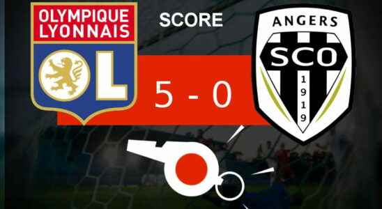 Lyon Angers series of goals for Olympique Lyonnais the