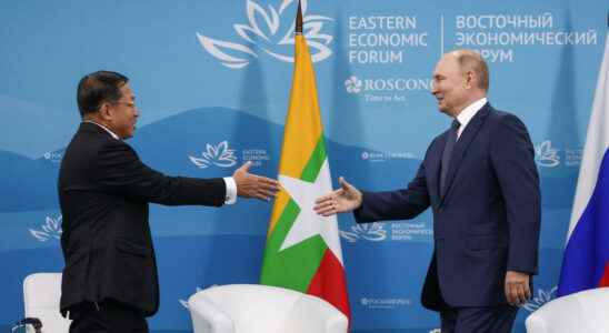 Russia and Burma two countries ostracized from the international community