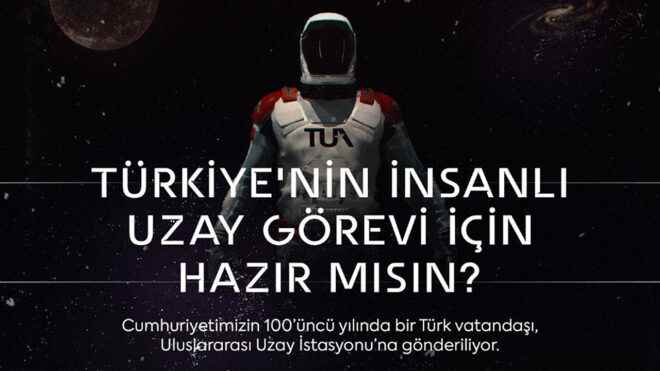 The Turkish Space Agency has not yet chosen the person