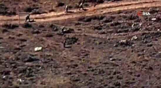 Those moments were recorded by the UAV camera Armenian soldiers