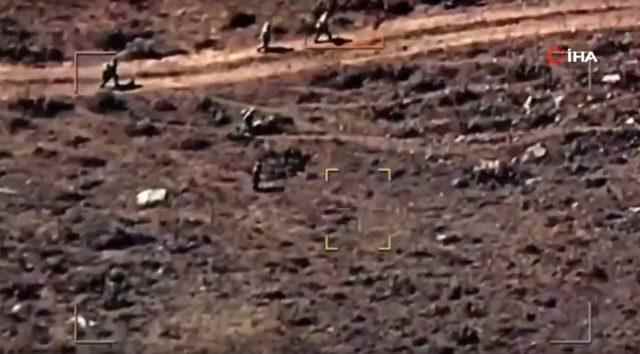 Those moments were recorded by the UAV camera Armenian soldiers