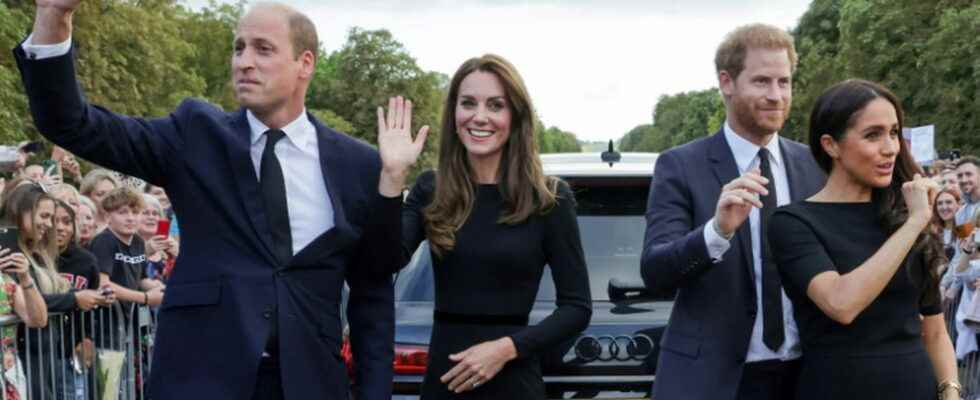 William and Harry and their wives a truce on the