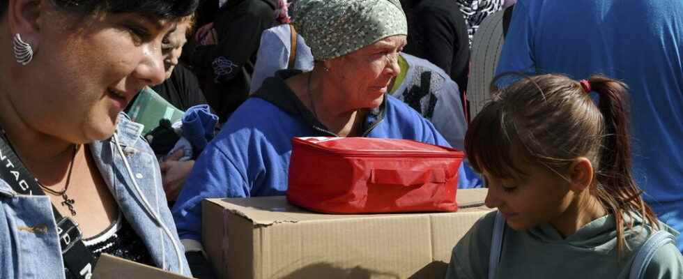 displaced people in Zaporizhia flee the high cost of living