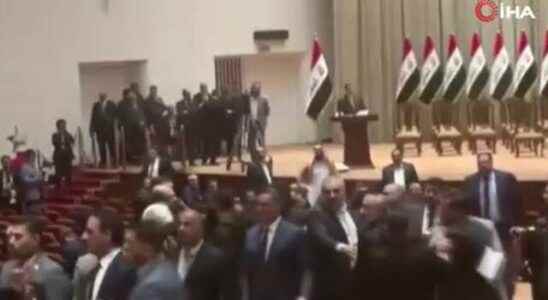 A fight broke out in the Iraqi parliament Sent to