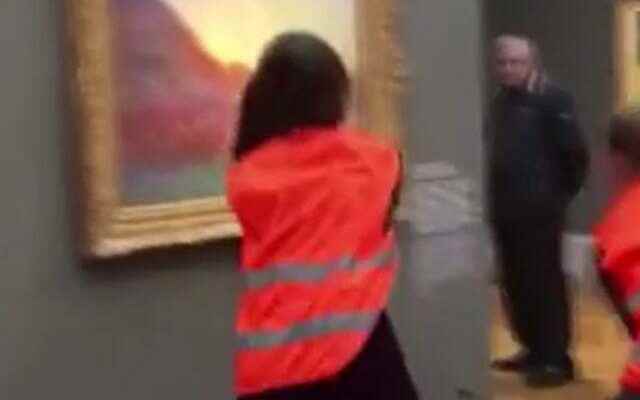 Claude Monet after Van Gogh Attack on 110 million painting