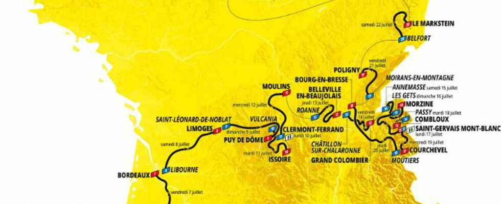 DIRECT Tour de France 2023 a very mountainous route and