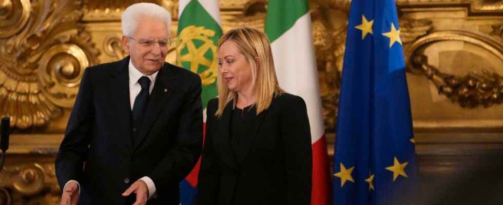 Giorgia Meloni took the oath in the presidential palace