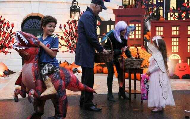Halloween celebration from US President Joe Biden and his wife