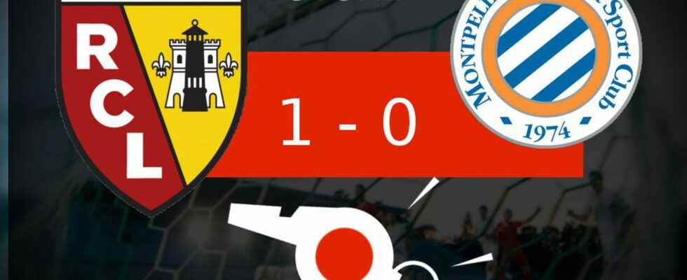 Lens Montpellier RC Lens does the job relive the