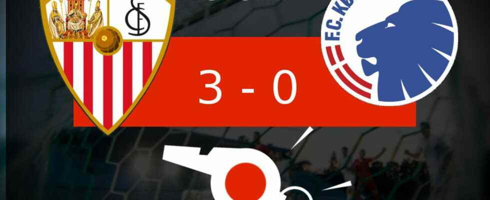 Sevilla Copenhagen series of goals for Sevilla FC 3 0