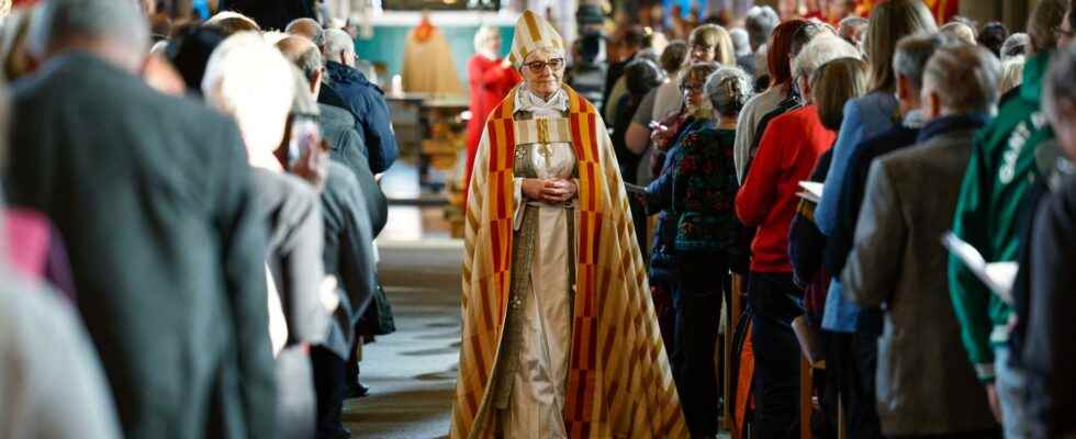 The archbishop retires lays down the staff