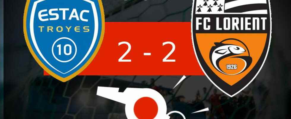 Troyes Lorient the two teams leave each other back