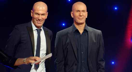 Zinedine Zidane inaugurates his third statue at the Grevin museum