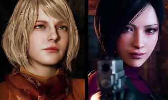a trailer with Ashley and Ada Wong