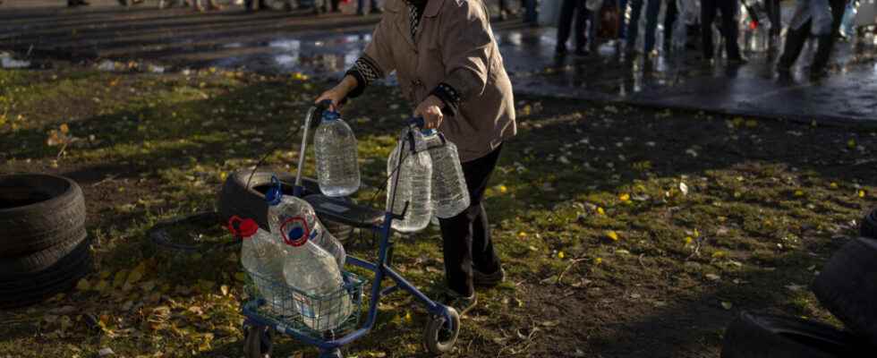 in Mykolaiv getting water is becoming more and more complicated