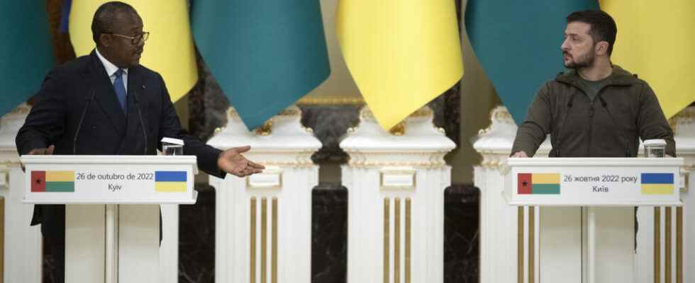 in kyiv President Embalo calls for the rapprochement of two