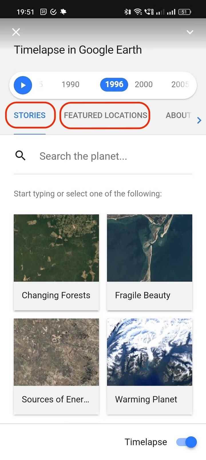 1667323240 716 How to go back in time in Google Earth