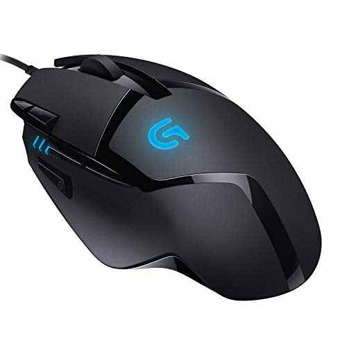 Logitech mouse Logitech g402 hyperion fury gaming mouse - wired, 4000 dpi optical tracking, ultra-light, ultra-fast, 8 programmable buttons