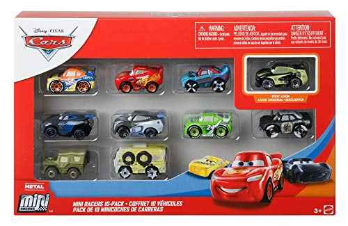 GKG08 Disney Pixar Cars Mini Vehicles Box Set 10 Small Diecast Cars Random Model Children's Toy