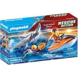 PLAYMOBIL - Jet ski pilot and shark