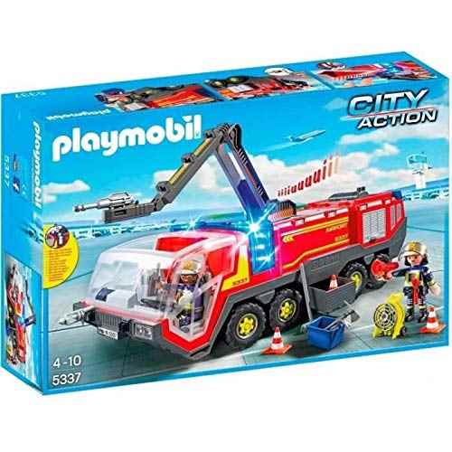 Playmobil - Firefighters with Airport Vehicle - 5337
