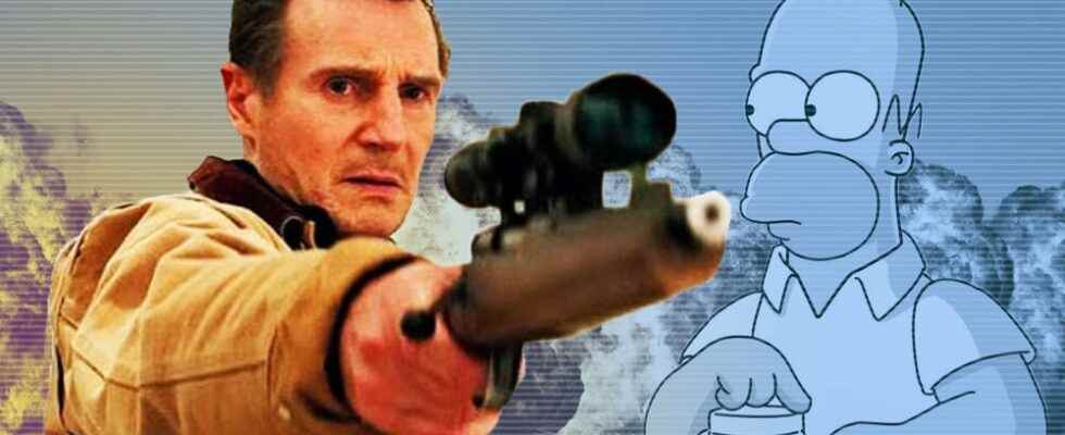 A bizarre action film that Simpsons fans have poked fun