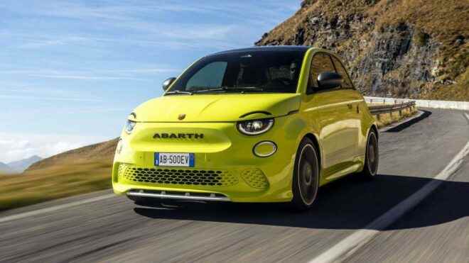 Abarth 500e Italian performance meets electricity for the first time