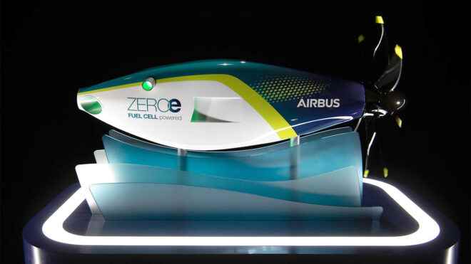 Airbus develops hydrogen fuel cell engine for aircraft