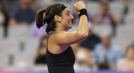 Caroline Garcia the French in the final of the Masters