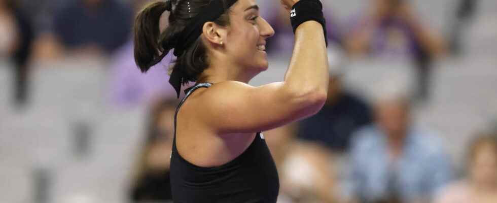 Caroline Garcia the French in the final of the Masters