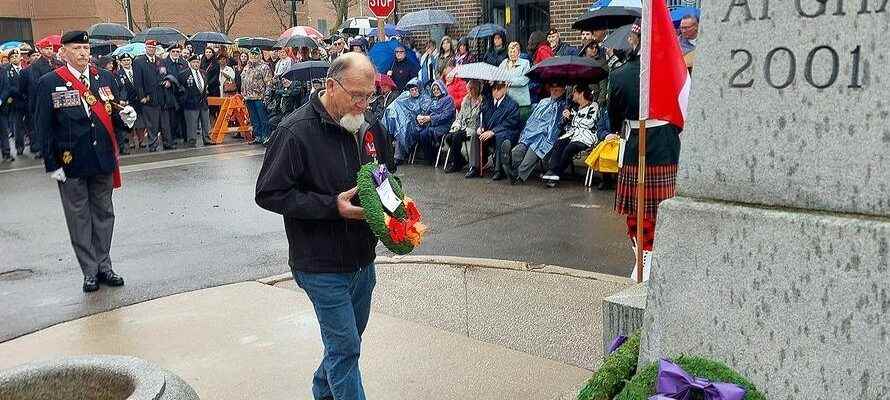 Cenotaph more than gathering spot for Remembrance Day to father