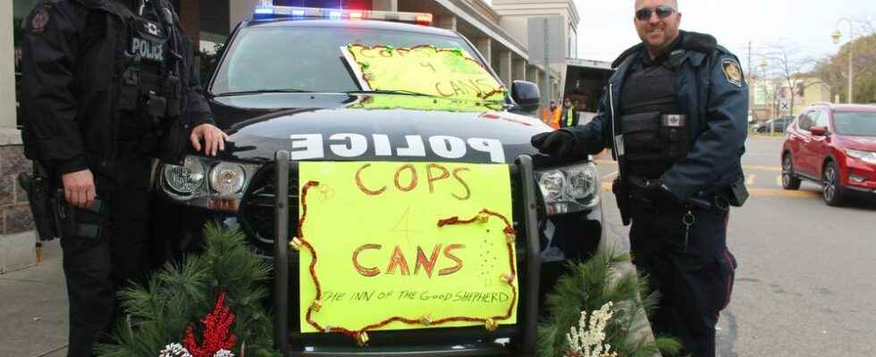Cops for Cans food drive returns Saturday in Sarnia