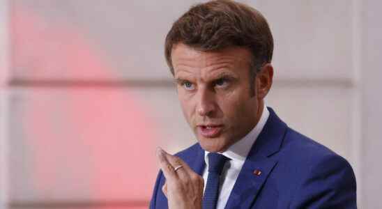 Faced with the repression of the Iranian regime Emmanuel Macron