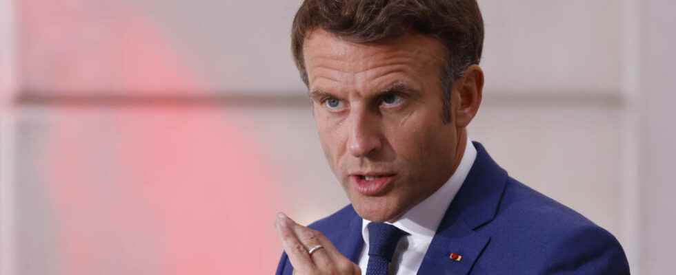Faced with the repression of the Iranian regime Emmanuel Macron