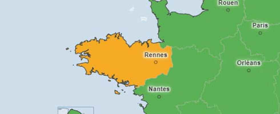 Flu 2022 map Brittany under surveillance symptoms
