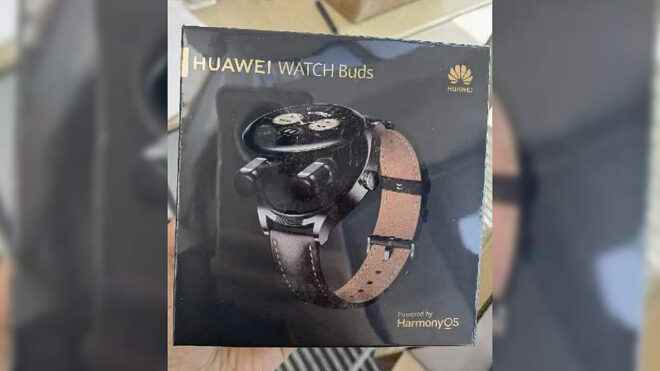 Huawei Watch Buds smartwatch with earphones turned out to be