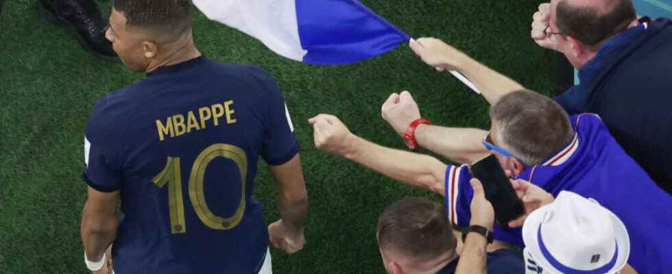 Kylian Mbappe boss size against Denmark