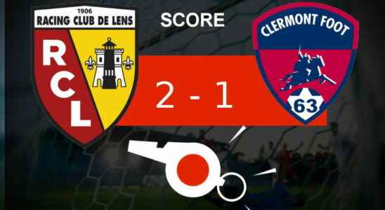 Lens Clermont RC Lens does the job the key