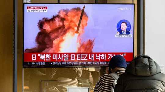 North Korea launches intercontinental ballistic missile that falls off Japan