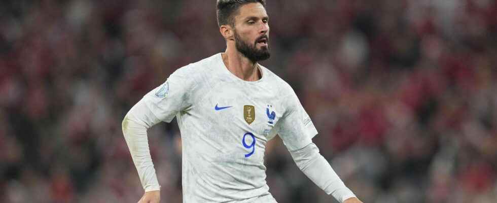 Olivier Giroud present at the World Cup to become the