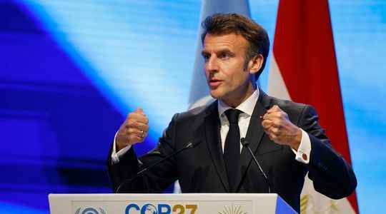 Opening of the COP27 Macron tries to appear as a