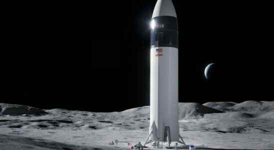 Starship the lunar lander chosen by NASA for Artemis