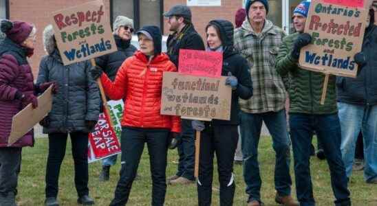 Stratford activists take aim at Bill 23 as protests move