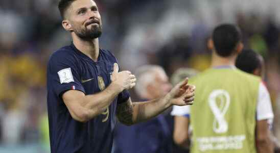 Top scorer of the France team Giroud tied with Henry