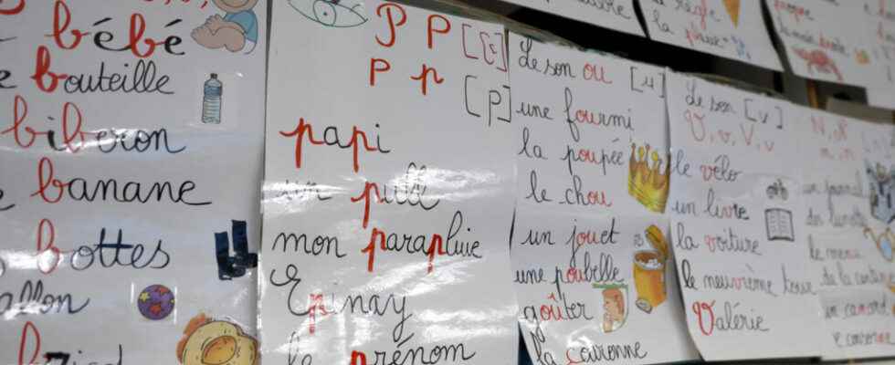 in France the level of students is shrinking in French