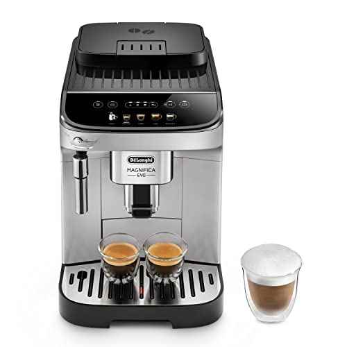 De'Longhi Magnifica Evo, Coffee and Cappuccino Machine with Bean Grinder, ECAM292.33.SB, Silver